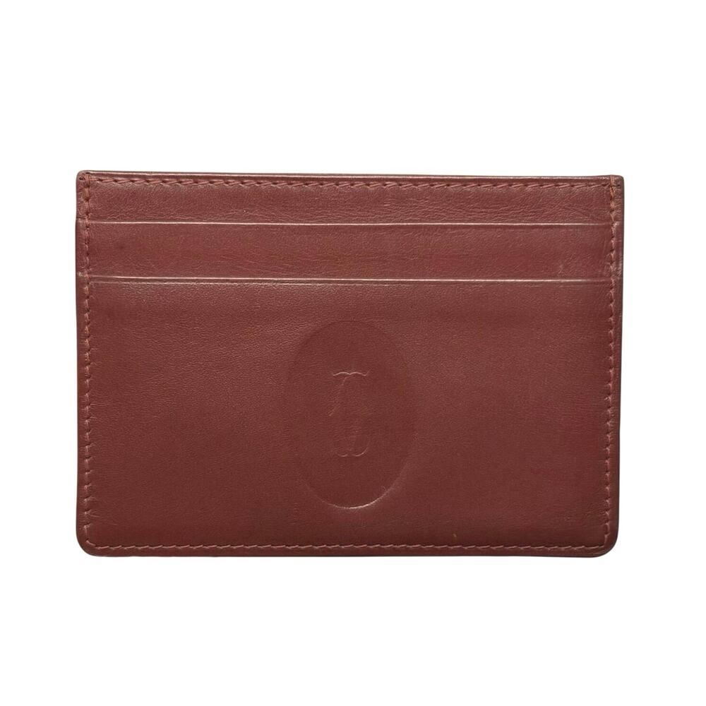 Cartier Dark Red Cardholder Wallet